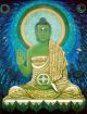 Будда Амогхасиддхи (Живопись Дхармачарьи Алоки, с разрешения Лондонского буддийского центра)
