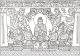 Будда Шакьямуни, дающий учение (Рисунок Дхармачарьи Алоки)